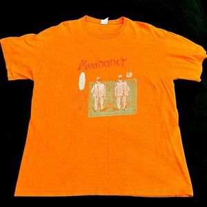 MUDHONEY PIECE OF CAKE T-Shirt Short Sleeve Cotton Yellow Size XL Grunge Rock